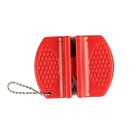 Butterfly Utensil Set Portable Mini Cutting Tools Sharpener Kitchen Tools Accessories Butterfly Type Two-stage Whetstone ()