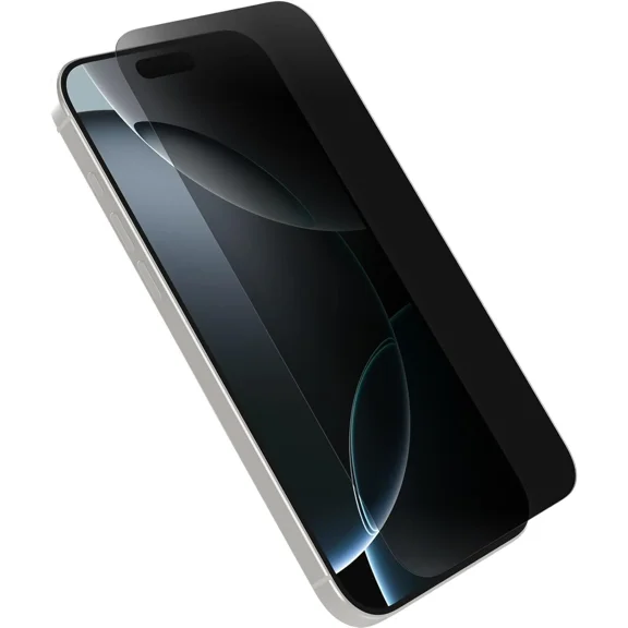 OtterBox iPhone 16 Pro (Only) - Premium Pro Glass Privacy Guard Screen Protector - 9H Surface Hardness - Superior Scratch Protection - Precision Fit - Non-Retail Packaging