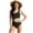 Noir, variante sur Tauxra Maillot de Bain une Pièce à une Épaule pour Femmes Maillot de Bain Couleur Unie pour Femmes Maillot de Bain de Plage Tenue d'Été pour la Piscine