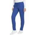 thumbnail image 7 of Dickies Dynamix Women Scrubs Pant, Natural Rise Skinny Drawstring, DK190, L, Royal, 7 of 7