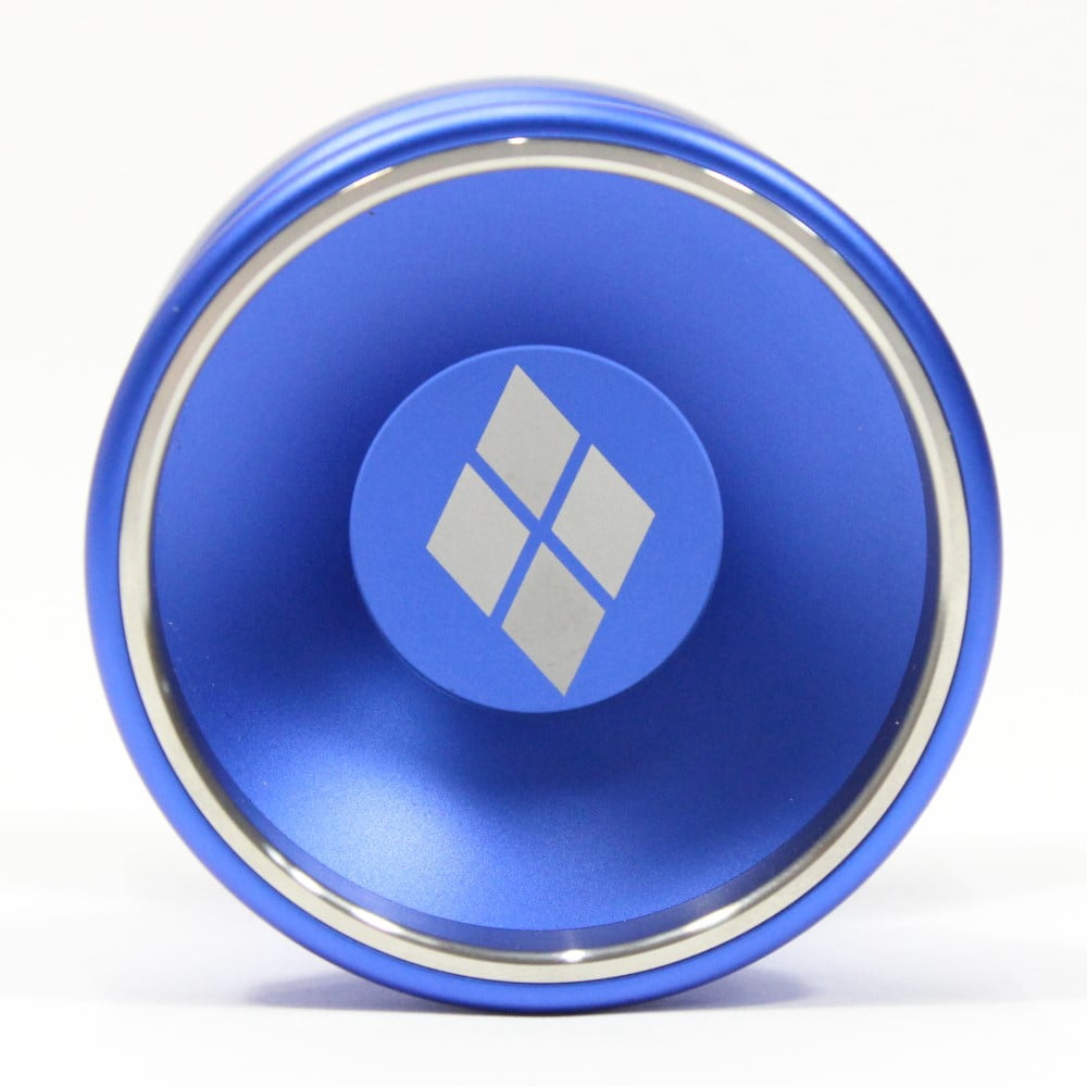 Sengoku Shingen Yo-Yo - Bi-Metal YoYo - 7175 Aluminum with Stainless Steel Rings (Blue)