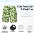 thumbnail image 3 of Kdxio Cartoon Frogs Print Mens Swim Shorts with Mesh Lining, Breathable and Quick-Drying, Adjustable Waist, Privacy Pocket-Large, 3 of 6