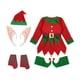 thumbnail image 5 of Disfraz de navideño para cosplay con sombrero, conjunto de ropa con orejas de para Halloween, cumpleaños, disfraces, festivales y carnaval XL para 140 a 150 cm, 5 of 9