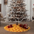 thumbnail image 5 of Salouo fall retro maple leaf Christmas Tree Skirt 48" Farmhouse Christmas Decorations Snowman Xmas Tree Skirt Tree Mat for Holiday Party Decor, 5 of 8