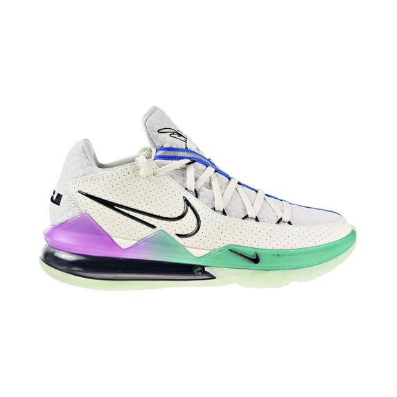 Nike Lebron XVII Low "Glow In The Dark" Men's Shoes Spruce Aura-Black Racer Blue cd5007-005