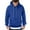Blue, variant on Glisme Sweatshirts For Men Couple Solid Color Hooded Sweatshirt With Pocket Long Sleeves Pullover Relaxed Top Blue