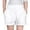 White, variant on uikmnh Girls Pants Summer Casual Linen Shorts with Drawstring Elastic Waist and Convenient Pockets for Beach Play Size:13-14 Years