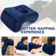 thumbnail image 3 of Almohada de siesta para escritorio, almohada para dormir con orificio para la cara, almohada de oficina para dormir boca abajo, almohada de masaje con orificio para el brazo, 3 of 7