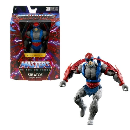 Masters of the Universe Masterverse Vintage Collection Stratos Action Figure, 7 Inch MOTU Toy
