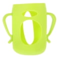 thumbnail image 1 of EeaseCA Feeding-Bottle Silicone Cover Drop Resistance Wide Mouth Feeder Protective Cover for Baby Infant Newborn 160ml Green, 1 of 7