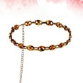 thumbnail image 4 of MasteelfCA Fashion Leopard Pattern Button Waist Chain Personalized Chain Long All-matching Trendy Belt for Lady Girls (Snout Button), 4 of 7