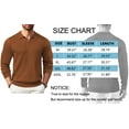 thumbnail image 6 of GENTS BLISS Polo Shirts for Men Casual Long Sleeve Mens Shirts Zipper Ribbed Knit Shirt, 6 of 6