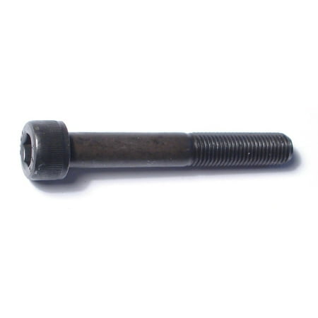 

10mm-1.25 x 70mm Black Oxide Knurled Hex Socket Cap Screws (4 pcs.)