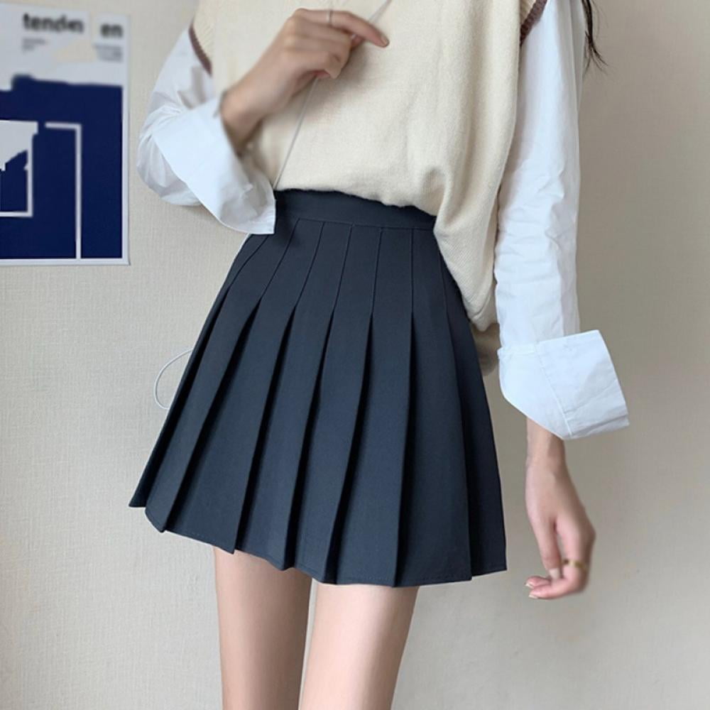 Skirts | Navy Pleated Midi Skirt | Dorothy Perkins
