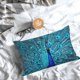 thumbnail image 5 of Fotbe Beautiful Blue Peacock Funda de Almohada Decorativa Estilo Occidental, Lujo en Algodón, Fundas para Almohadas King, Cojín Estampado para Decoración del Hogar-14"x20", 5 of 6