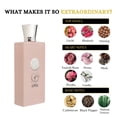 thumbnail image 2 of AJWAA ROSES 100ML EDP SPRAY, 2 of 3