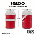 thumbnail image 5 of Igloo 1/2 Gallon Sports Beverage Plastic Jug with Hooks, Red, 5 of 14