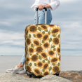 thumbnail image 7 of Rateoe Autumn Sunflowers Printed Luggage Cover, Suitcase Protector Fits 18-32 Inch Luggage-Large, 7 of 7