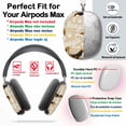 thumbnail image 2 of Protective Cover for AirPods Max Dog 3=3 Headphones Aesthetic Print Snap On Cases, 2 of 5