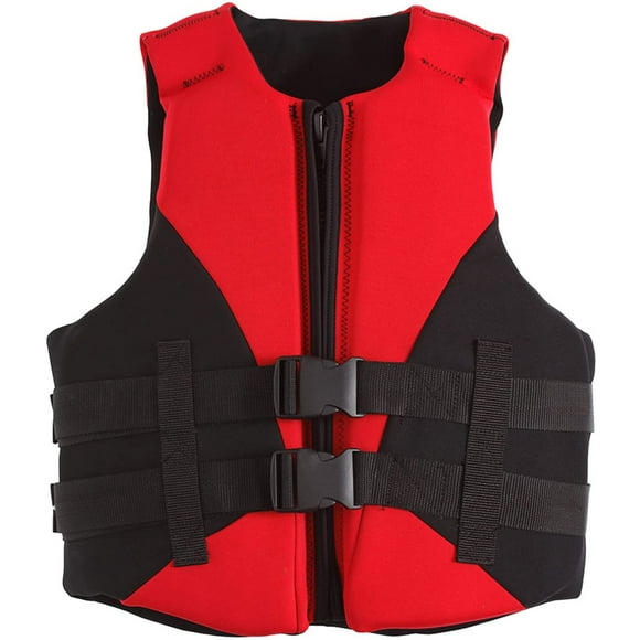 Professional Life Jacket Kids Warm Buoyancy Vest Water Sports Neoprene Life Vest for Rafting, Swimming, Boating