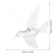 thumbnail image 2 of 10 Uds. De adorno de colibrí transparente, colgantes de colibrí transparentes iridiscentes acrílicos para decoración, 2 of 6