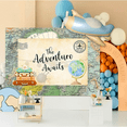 thumbnail image 7 of Travel Themed Party Decorations Balloons Adventure Awaits Bon Voyage Adventure balloon for Birthday Party Baby Shower, 7 of 7
