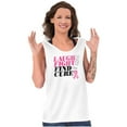 thumbnail image 4 of Laugh Fight Find Cure BCA Awareness Tank Top Tee Shirt Women Brisco Brands L, 4 of 6