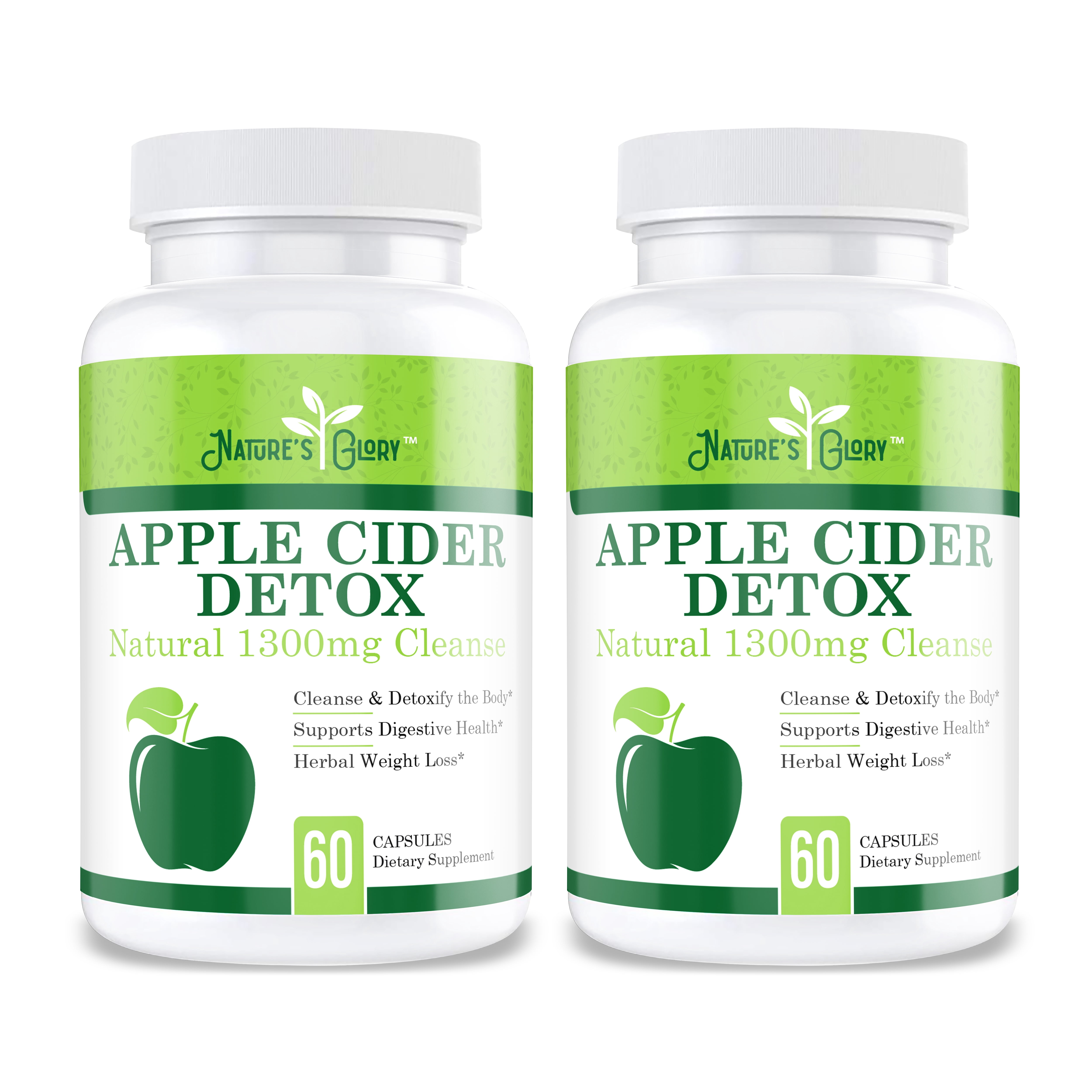 Apple Cider Vinegar Capsules Cleanse & Detoxify the Body and Supports
