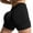 Black, variant on Women's High Waist Workout Yoga Gym Seamless Cycling Shorts, Nylon Spandex, 4 Way Stretch, Breathable, Suitable for Sports, Multiple Sizes, Color Differs by Monitor