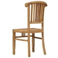 thumbnail image 5 of vidaXL Patio Chairs 2 pcs Solid Teak Wood, 5 of 7
