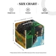 thumbnail image 3 of Kdxio Green Tractor Field Print Tissue Box Cover,Square Decorative PU Leather Facial Paper Case Organizer Holder Dispenser for Bathroom,Night Stands,Desk,Car 5.2''X5.2''X5.2'', 3 of 6