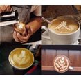 thumbnail image 6 of Milk Frothing Pitcher 600ML, Coffee Milk Cup, Insulated Stainless Steel Coffee Milk Frother Cup Espresso Steaming Pitcher with Handle, Milk Frother Cup for Latte Art, Gold, 6 of 8