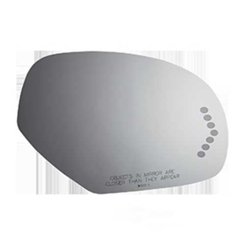 Burco Side View Mirror Replacement Glass - Clear Glass - 5210S