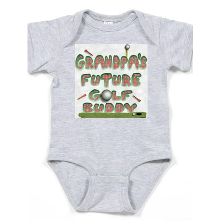 

CafePress - Grandpasgolf - Cute Infant Bodysuit Baby Romper