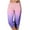 Pink, variant on CLOISE Capris Pants for Women Active Stretch Capris Joggers With Pockets Soft Elastic Waist Running Petite Capri Sweatpants Pull On Capri Lounge Pants Gradient Color Casual Yoga Capris Green