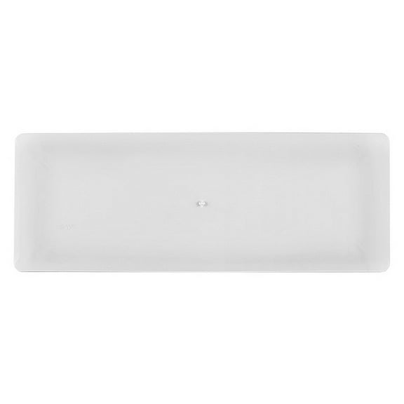 1 - Party Essentials 15.75" x 6" Sleek Tray- Clear