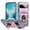 Pink, variant on For Google Pixel 11 Pro XL Case, Slide Camera Cover Protective, 360° Rotating Ring Kickstand Shockproof Heavy‑Duty Phone Case,Pink