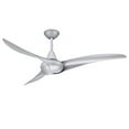 thumbnail image 2 of Minka-Aire F843-SL, Wave, 52" Ceiling Fan,  Silver, 2 of 2