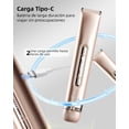 thumbnail image 2 of Depiladora Facial 2 en 1 Rasuradora Electrica para Mujeres, USB Recargable Afeitadora Sin Dolor para Piernas, Depilador Port&aacute;til Depilaci&oacute;n Elimina Vello de Rostro, Axilas, &, 2 of 8