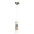 thumbnail image 2 of Access Lighting 50525-BS-CLM Spartan 1 Light Pendant - Brushed Steel, 2 of 2