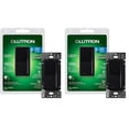 thumbnail image 1 of Interruptor regulador Lutron Sunnata Touch LED+ 150 W/600 W negro, paquete de 2, 1 of 8