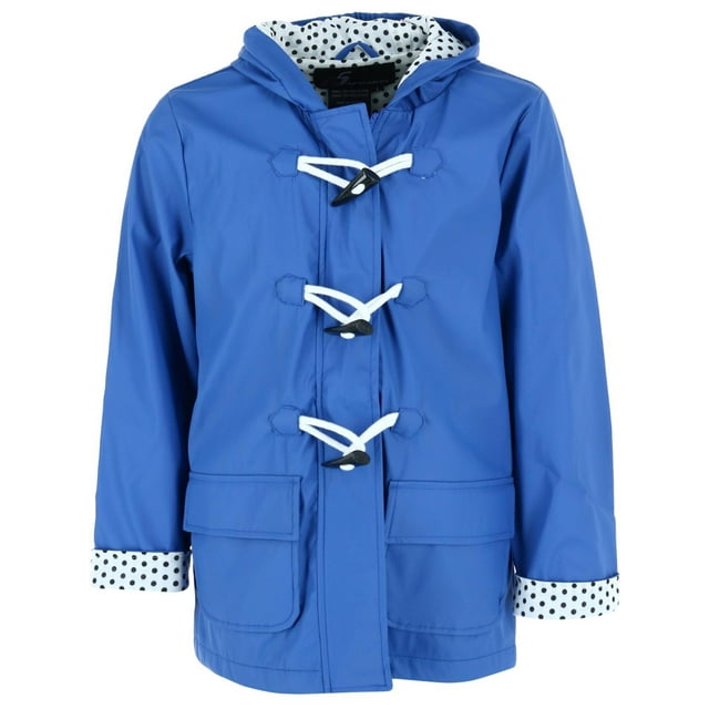 I5 Apparel Veste Imperméable à Capuche pour Enfant avec Toggle