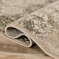 thumbnail image 4 of BNM Mystique Modern Damask Indoor Area Rug, 5' x 8', Beige, 4 of 7
