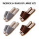 thumbnail image 3 of Pantuflas desechables biroris para invitados, punta abierta, 8 pares, 3 of 7