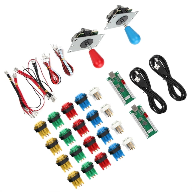 Joystick para Juegos de Lucha Bling Bling Azul + Rojo