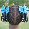 thumbnail image 2 of Kids Ponytail Extensions, Black (2 Pack), 2 of 6