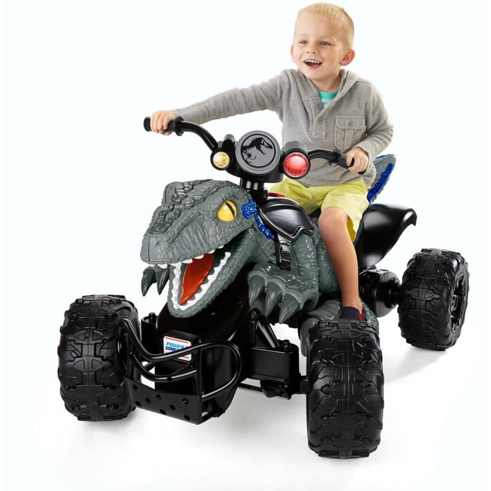 power wheels dinosaur 4 wheeler