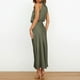thumbnail image 4 of Vestido largo de satén para mujer con cuello alto, sin mangas y abertura lateral - Vestido formal/informal de noche para bodas/cócteles, 4 of 7