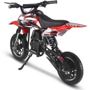 MotoTec DB-01 50cc 2-Stroke Kids Gas Dirt Bike Red