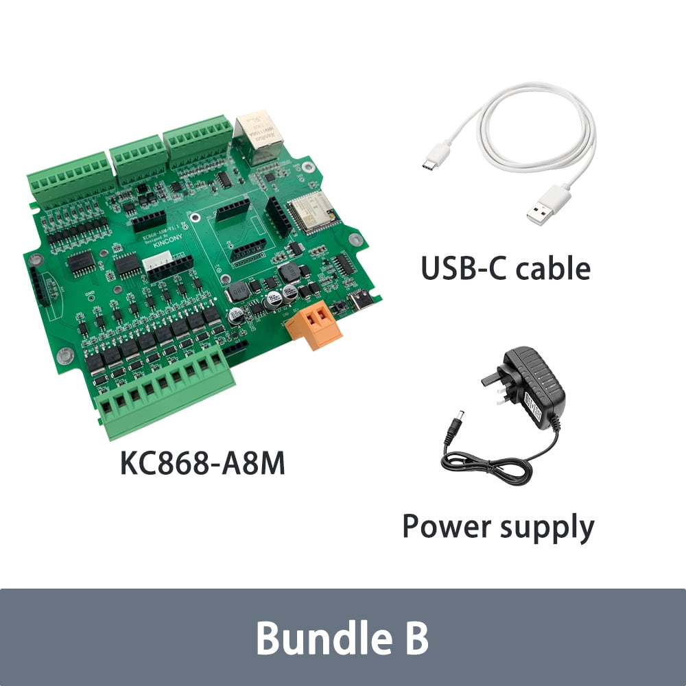 KC868-A8M Smart Home System Automation DIY RS485 ESP32 MOSFET IO Board ...